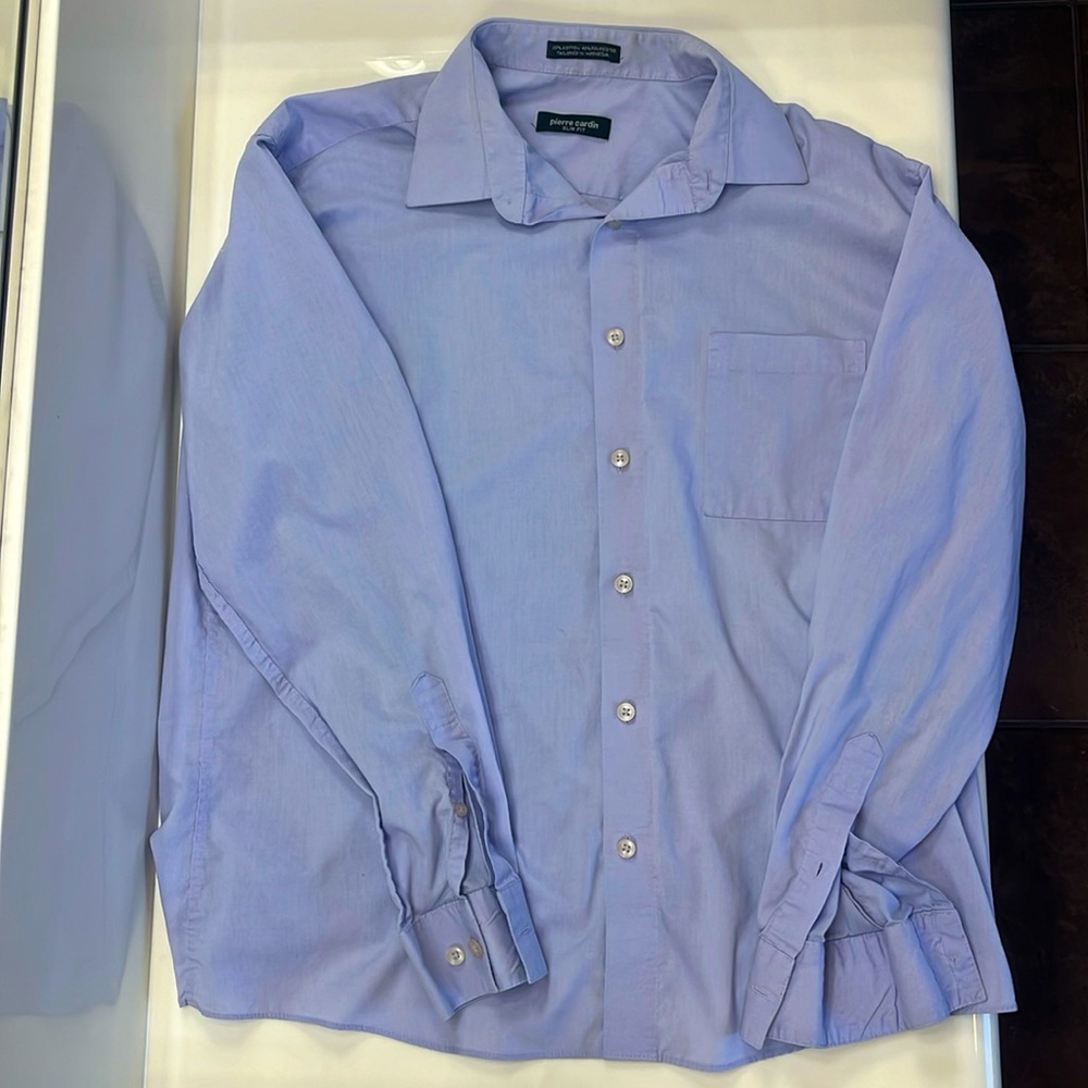 Pierre Cardin large lavender dress shirt